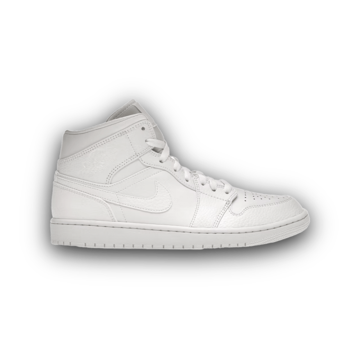 Jordan 1 Mid Triple White 2.0 - Mid Sneaker - Jawns on Fire Sneakers & Streetwear