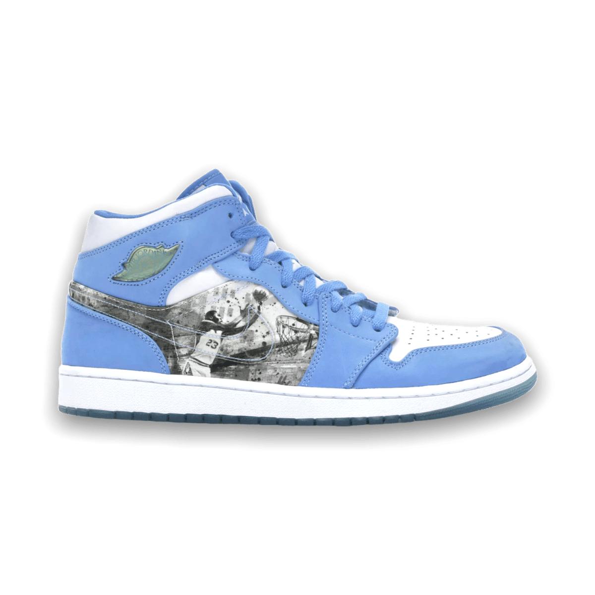 Jordan 1 Retro Alpha 'White University Blue' - Mid Sneaker - Jawns on Fire Sneakers & Streetwear