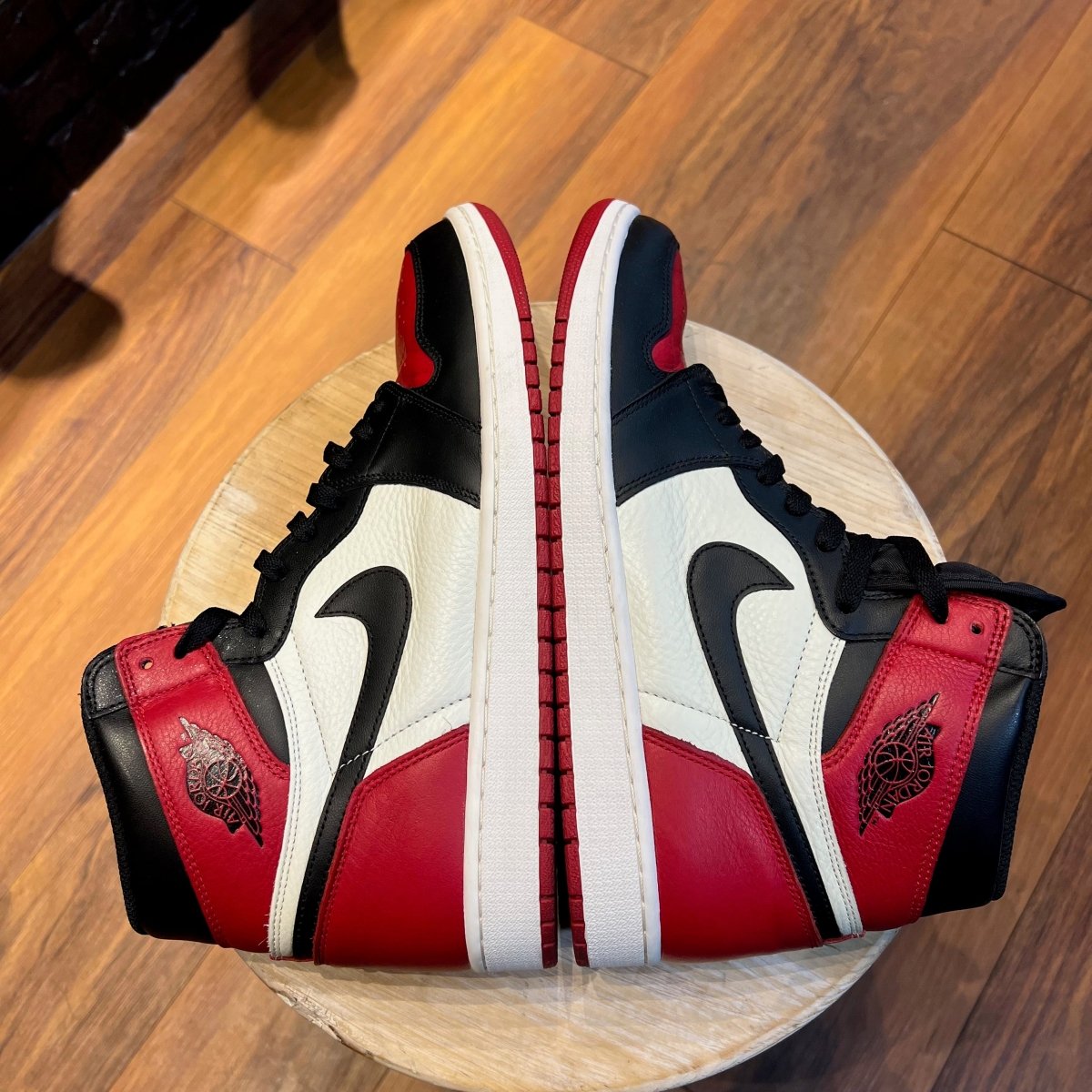 Jordan 1 Retro High Bred Toe - Gently Enjoyed (Used) Men 13 - High Sneaker - Jawns on Fire Sneakers & Streetwear