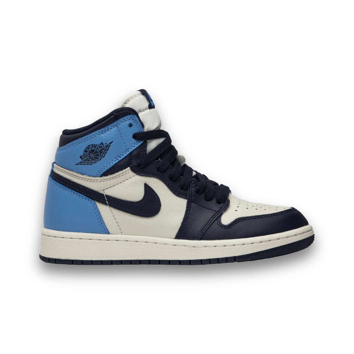 Jordan 1 Retro High Obsidian - Grade School - High Sneaker - Jawns on Fire Sneakers & Streetwear