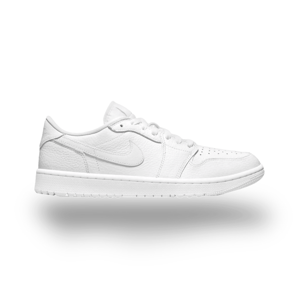 Jordan Jordan 1 Retro Low Golf Triple White Golf Sneaker Jawns on Fire