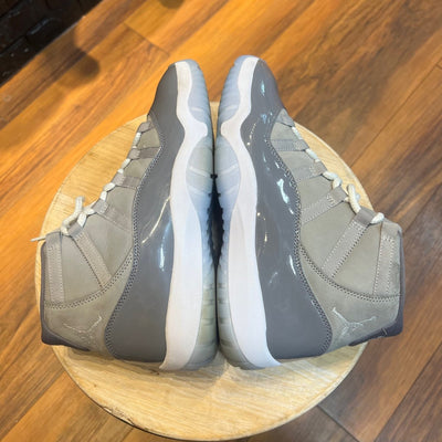 Jordan 11 Retro Cool Grey (2021) - Gently Enjoyed (Used) Men 10.5 - High Sneaker - Jordan - Jawns on Fire - sneakers