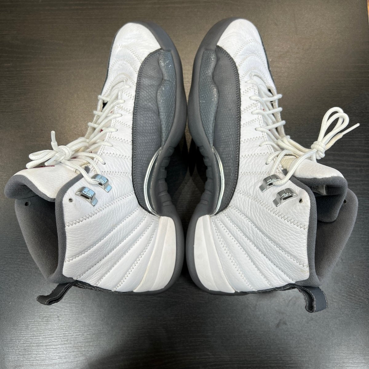 Jordan 12 Retro White Dark Grey - Gently Enjoyed (Used) Men 11 - sneaker - Mid Sneaker - Jordan - Jawns on Fire