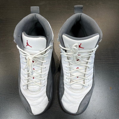 Jordan 12 Retro White Dark Grey - Gently Enjoyed (Used) Men 11 - sneaker - Mid Sneaker - Jordan - Jawns on Fire