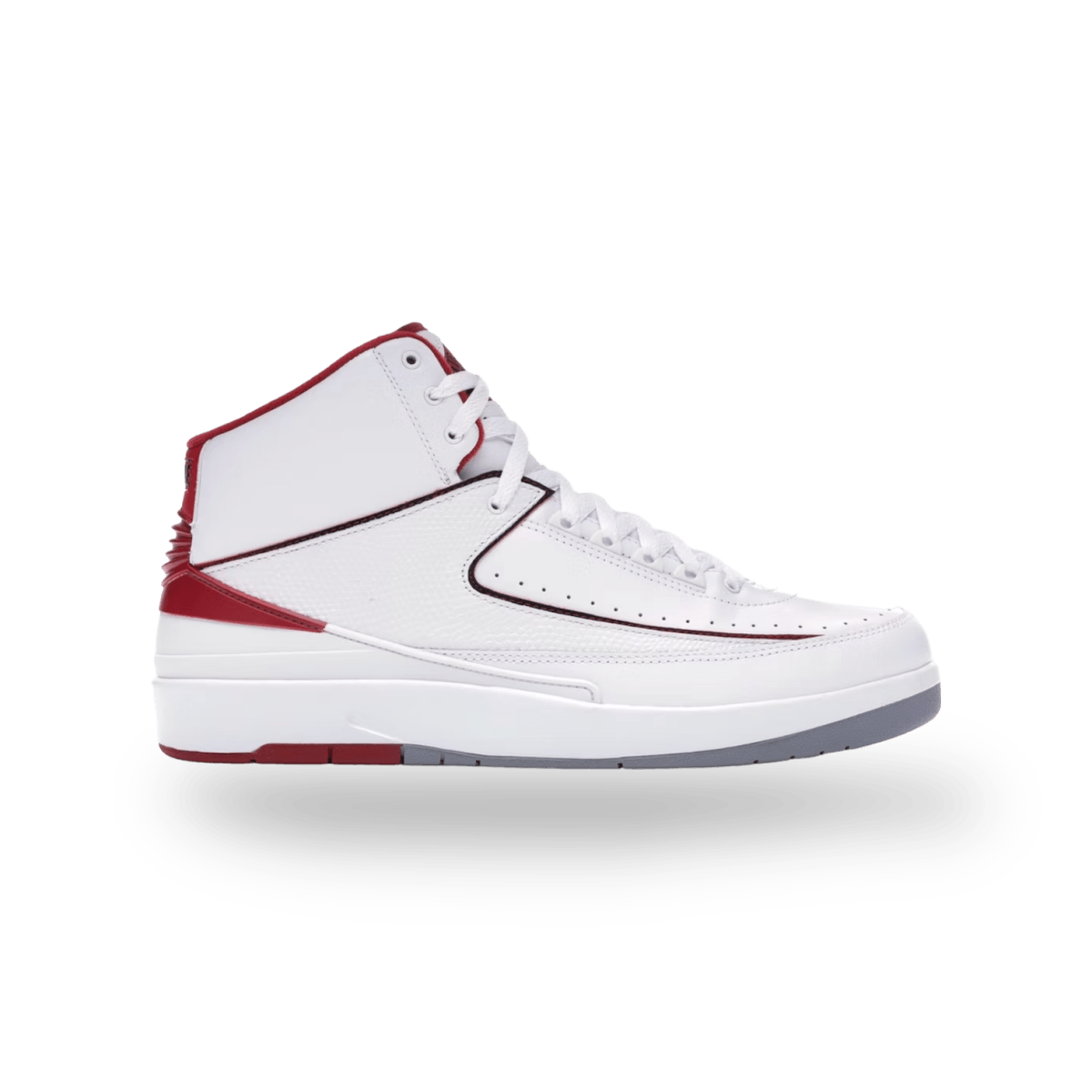 Jordan 2 Retro White Red (2014) - Gently Enjoyed (Used) Men 10.5 - No Box - High Sneaker - Jawns on Fire Sneakers & Streetwear