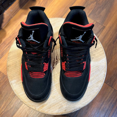 Jordan 4 Retro Red Thunder - Gently Enjoyed (Used) Men 8.5 - Mid Sneaker - Jawns on Fire Sneakers & Streetwear