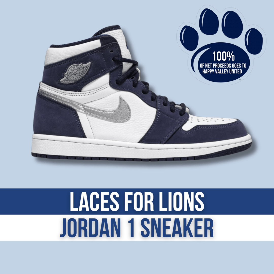 Laces for Lions Air Jordan 1 Retro High 'Midnight Navy' - High Sneaker - Jawns on Fire Sneakers & Shoes