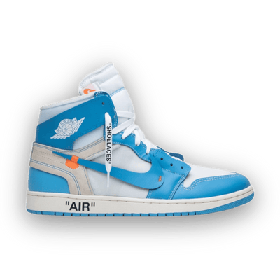 Off-White x Air Jordan 1 Retro High OG 'UNC' - Gently Enjoyed (Used) Men 12 - High Sneaker - Jawns on Fire Sneakers & Streetwear