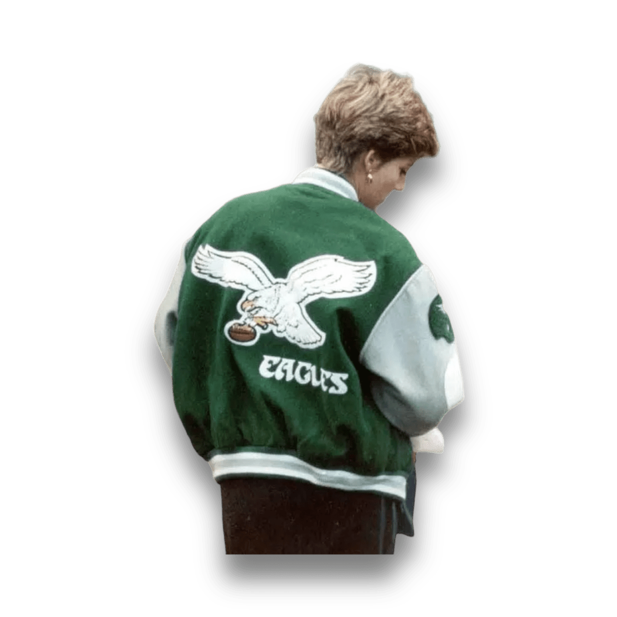 Mitchell & Ness “Princess Diana” Varsity Eagles Jacket - Outerwear - Mitchell & Ness - Jawns on Fire - sneakers