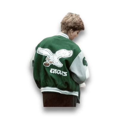 Mitchell & Ness “Princess Diana” Varsity Eagles Jacket - sneaker - Outerwear - Mitchell & Ness - Jawns on Fire