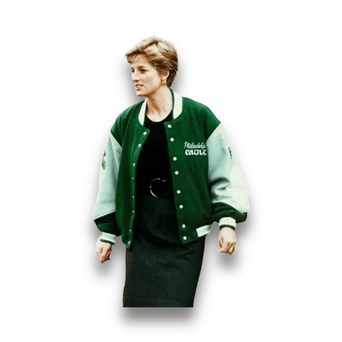 Mitchell & Ness “Princess Diana” Varsity Eagles Jacket - sneaker - Outerwear - Mitchell & Ness - Jawns on Fire