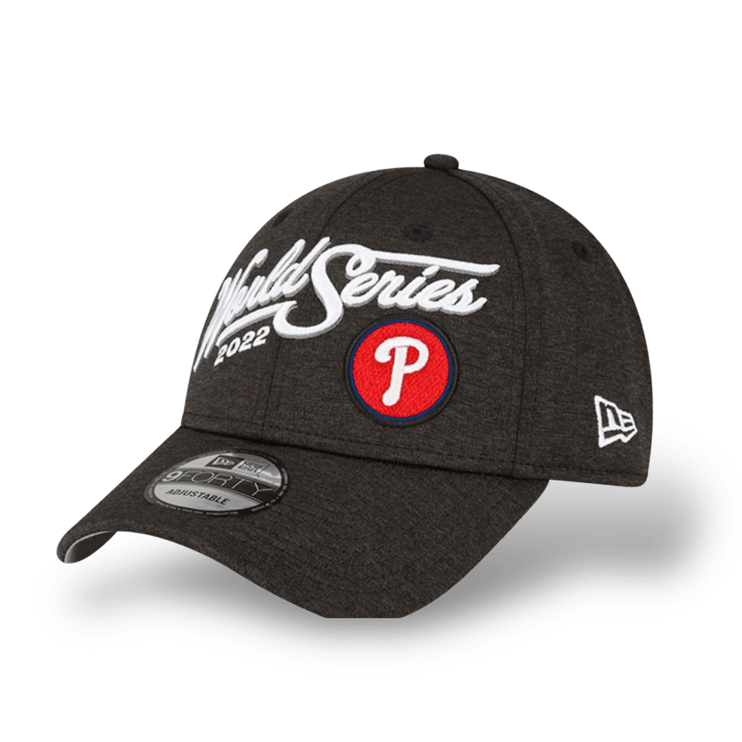 Phillies New Era 2022 National League Champions Locker Room 9FORTY Hat - Headwear - Jawns on Fire Sneakers & Shoes
