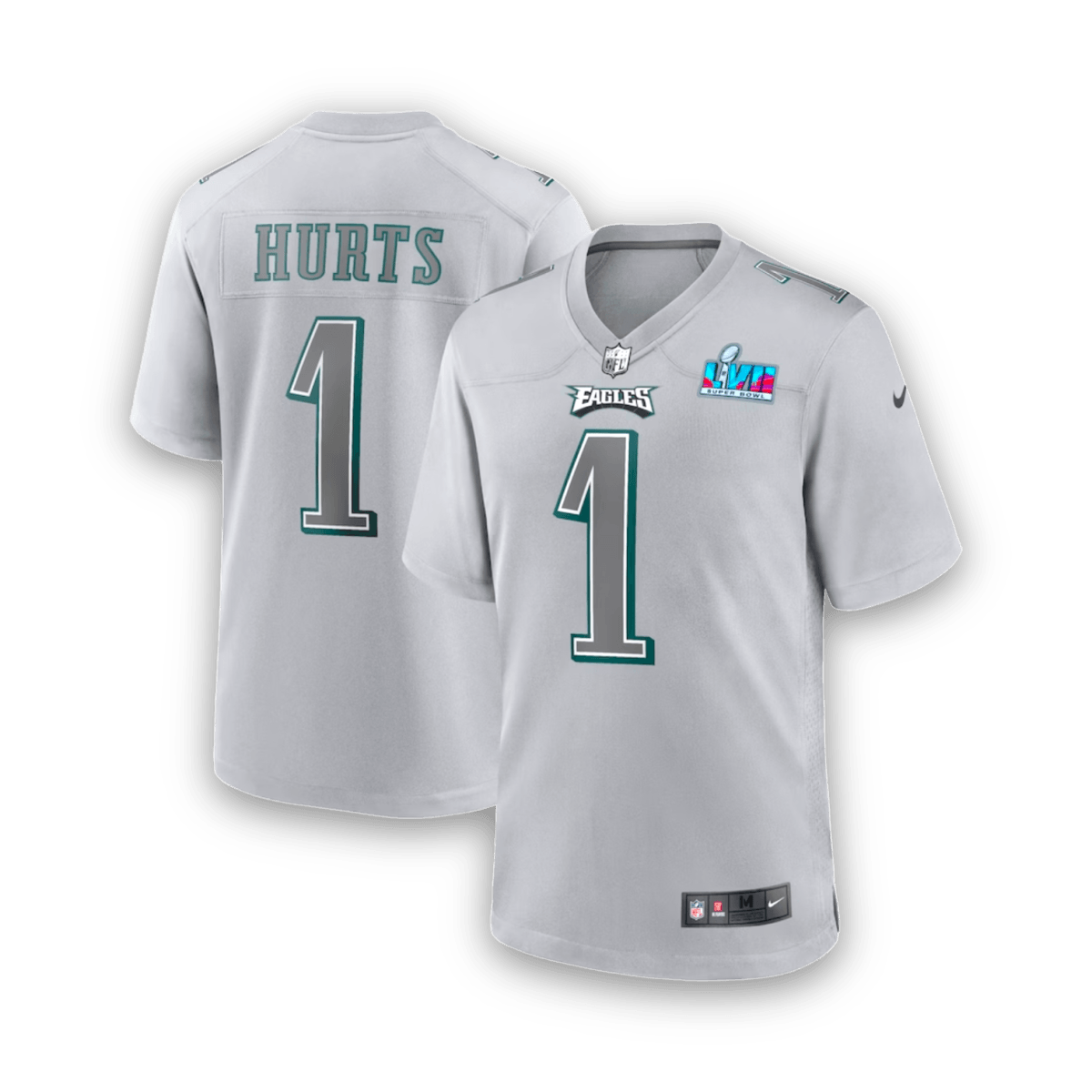 Jalen Hurts Philadelphia Eagles Super Bowl LVII Grey Game Jersey - Jersey - Jawns on Fire Sneakers & Streetwear