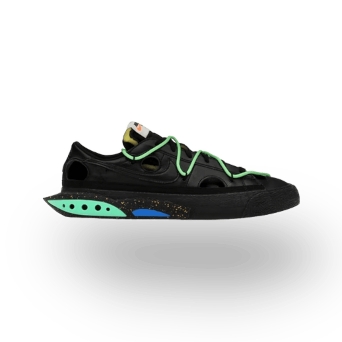 Nike Blazer Low Off-White Black Electro Green - Low Sneaker - Nike - Jawns on Fire - sneakers
