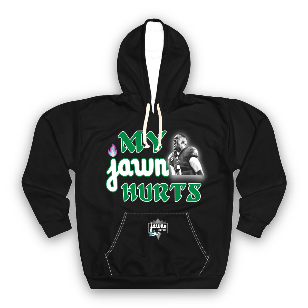 Philadelphia Eagles "My Jawn Hurts" Unisex Pullover Hoodie - All Over Prints - Jawns on Fire Sneakers & Streetwear