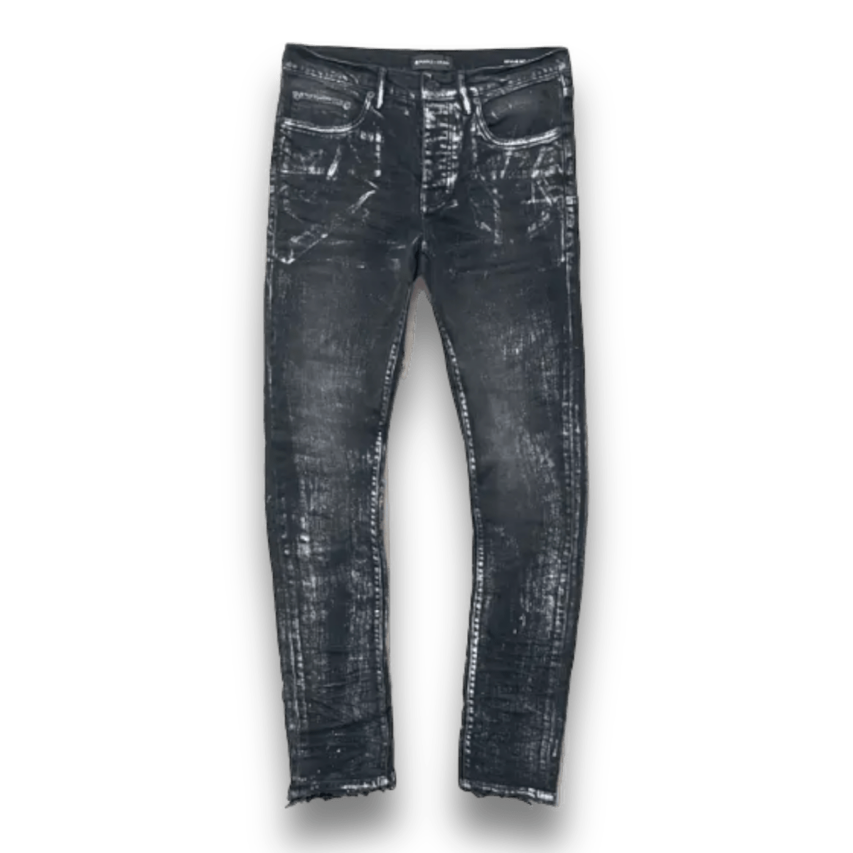 Purple Brand Black Wash Metallic Skinny Jeans - Bottoms - Jawns on Fire Sneakers & Streetwear