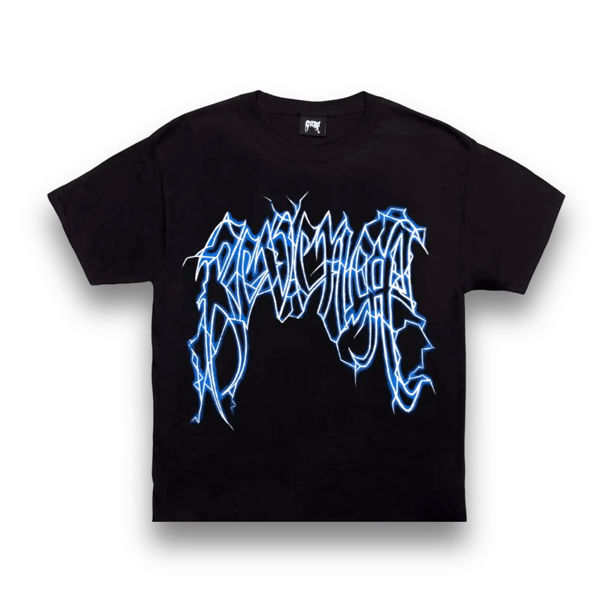 Revenge Tees Black with Blue Letters - T-Shirt - Jawns on Fire Sneakers & Streetwear