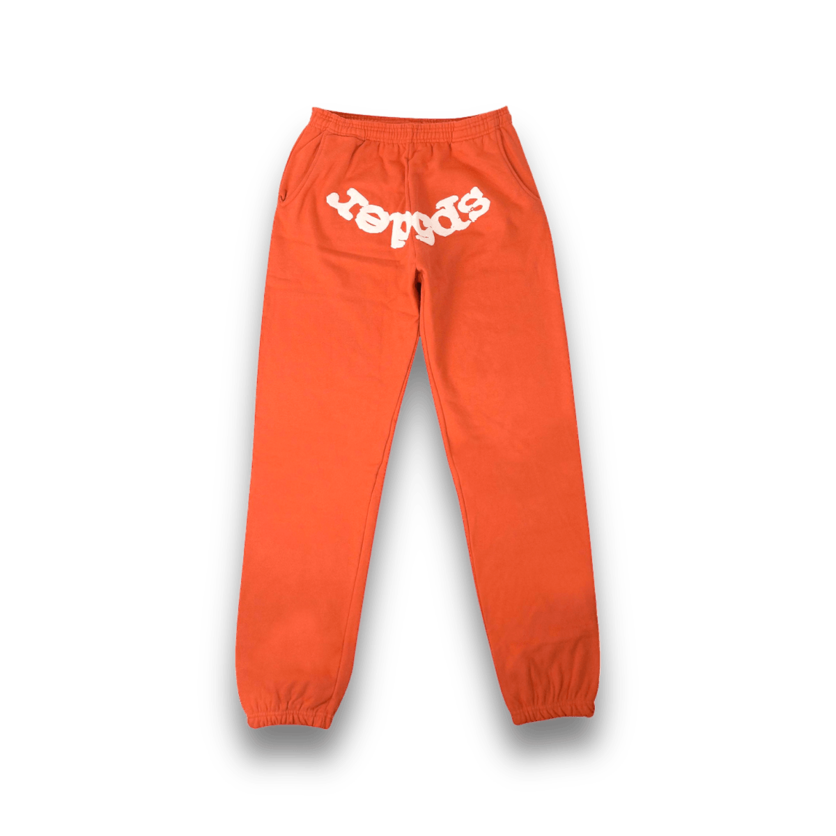 Sp5der OG Rhinestone Sweat Pants 'Orange' - Hoodie - Spider - Jawns on Fire