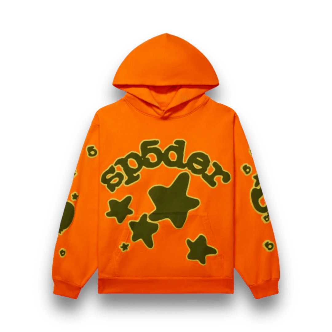 Sp5der Orange Beluga Hoodie - Hoodie - Jawns on Fire Sneakers & Shoes