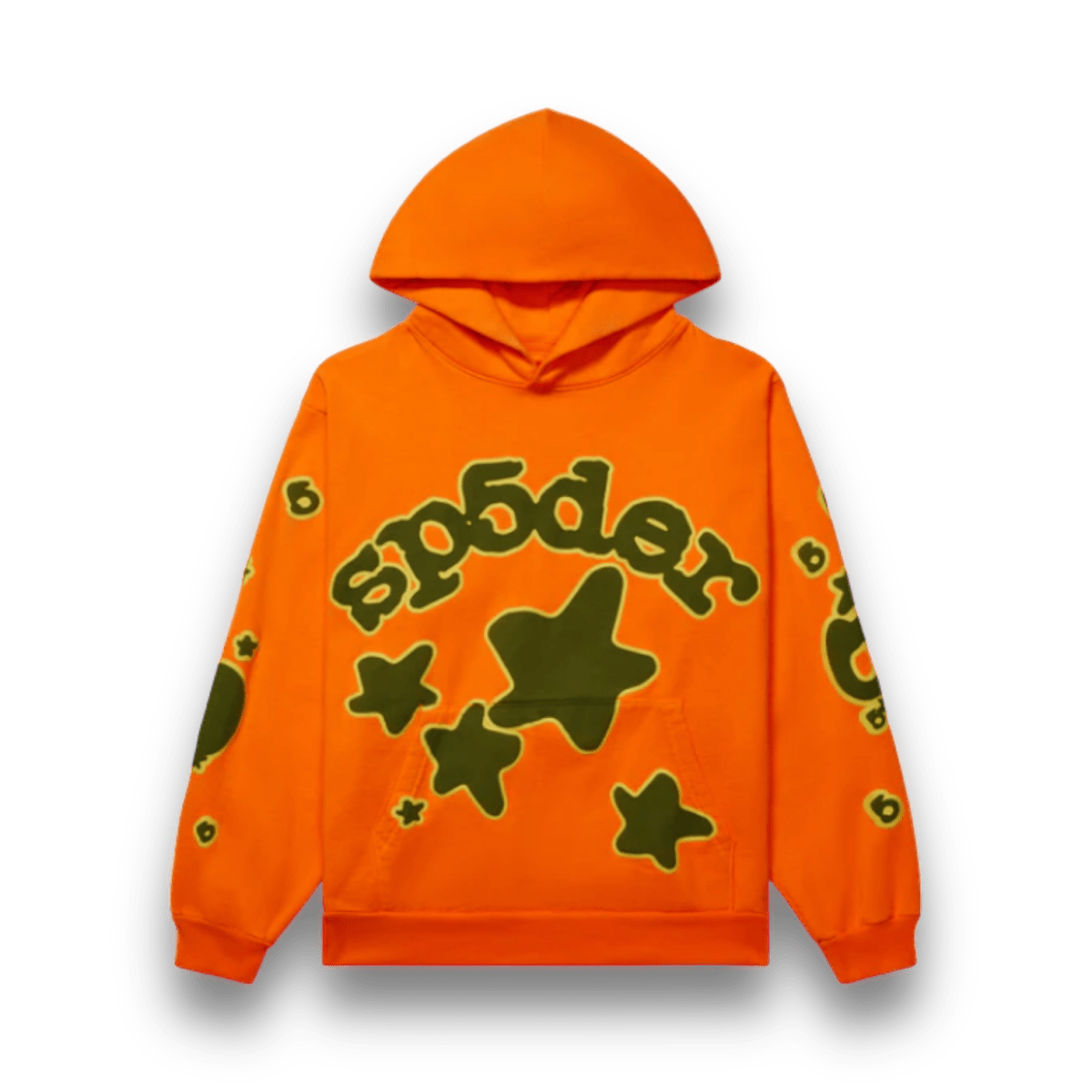 Sp5der Orange Beluga Hoodie - Hoodie - Jawns on Fire Sneakers & Streetwear