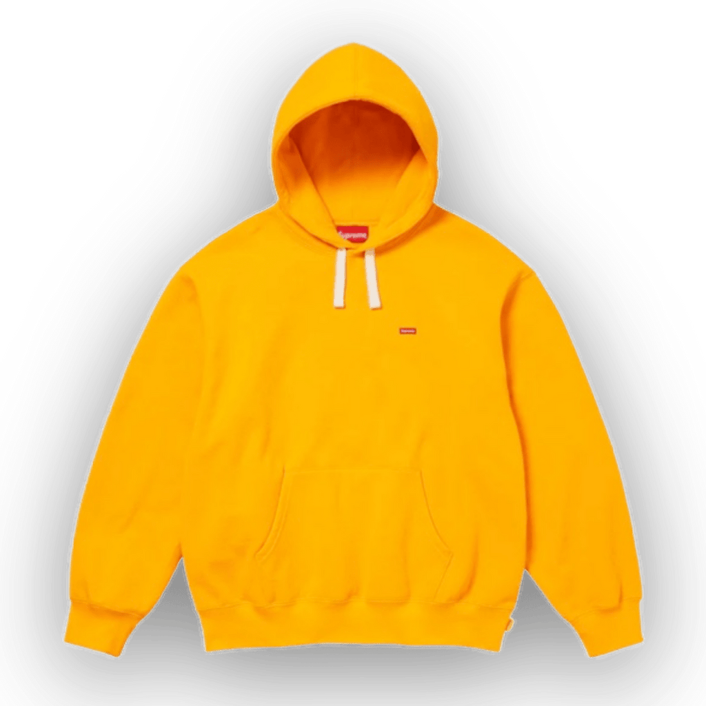 Supreme - Small Box Drawcord Hooded Sweatshirt - Bright Gold