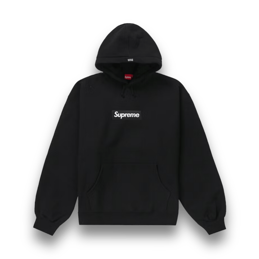Supreme Box Logo Hooded Sweatshirt 2023 - Black