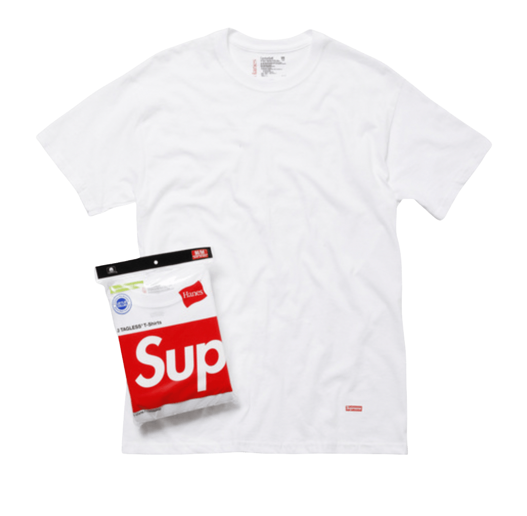 Supreme Hanes Tagless T - Shirt White (3 Pack) - T - Shirt - Jawns on Fire Sneakers & Shoes