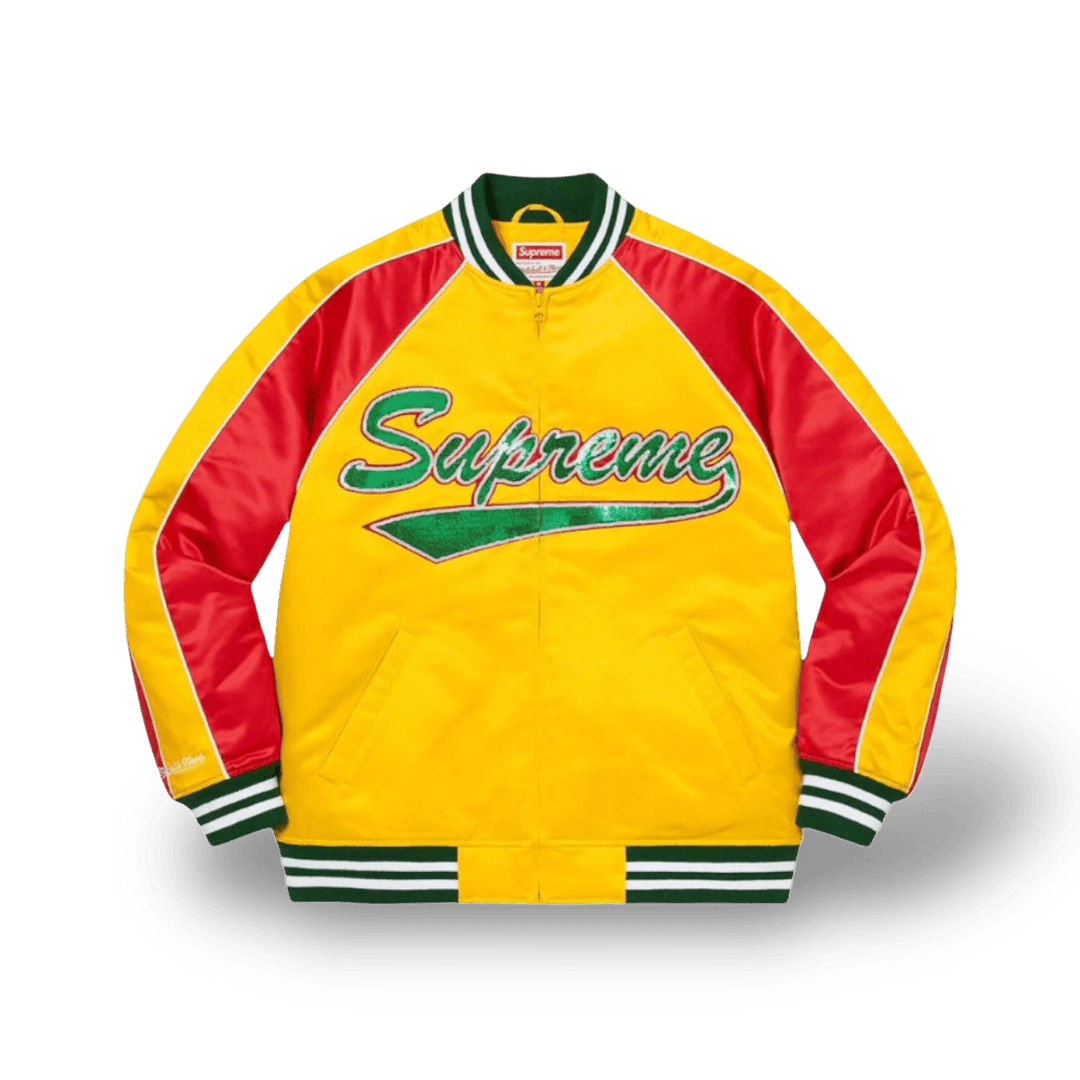 Supreme Supreme Mitchell Ness Sequin Logo Coat Coat Jawns on Fire