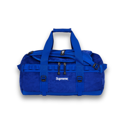 Supreme®/The North Face® Suede Small Base Camp Duffle Bag - Blue - Back Pack - Jawns on Fire Sneakers & Streetwear