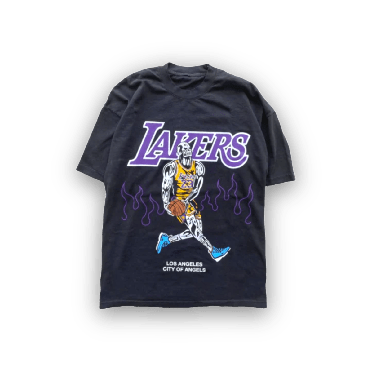 Warren Lotas Lebron Lakers Tee-Shirt - T-Shirt - Jawns on Fire Sneakers & Streetwear