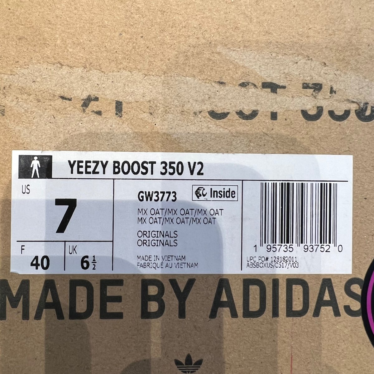 Yeezy Boost 350 V2 MX Oat - Gently Enjoyed (Used) Men 7 - Low Sneaker - Jawns on Fire Sneakers & Streetwear