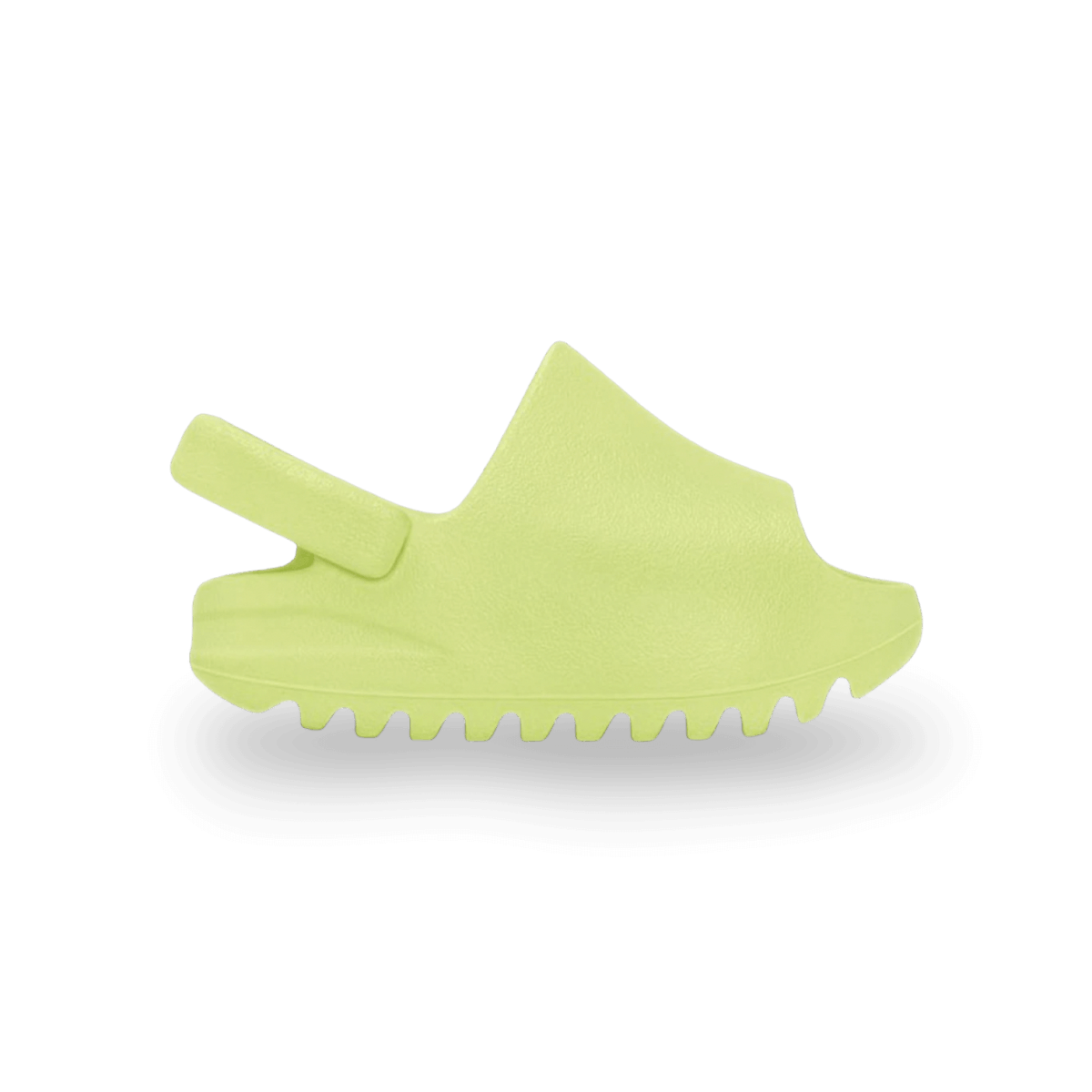 Yeezy Slide Glow Green Sling Back - Toddler - Slides - Jawns on Fire Sneakers & Streetwear